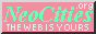 Neocities Ad banner in Peach color